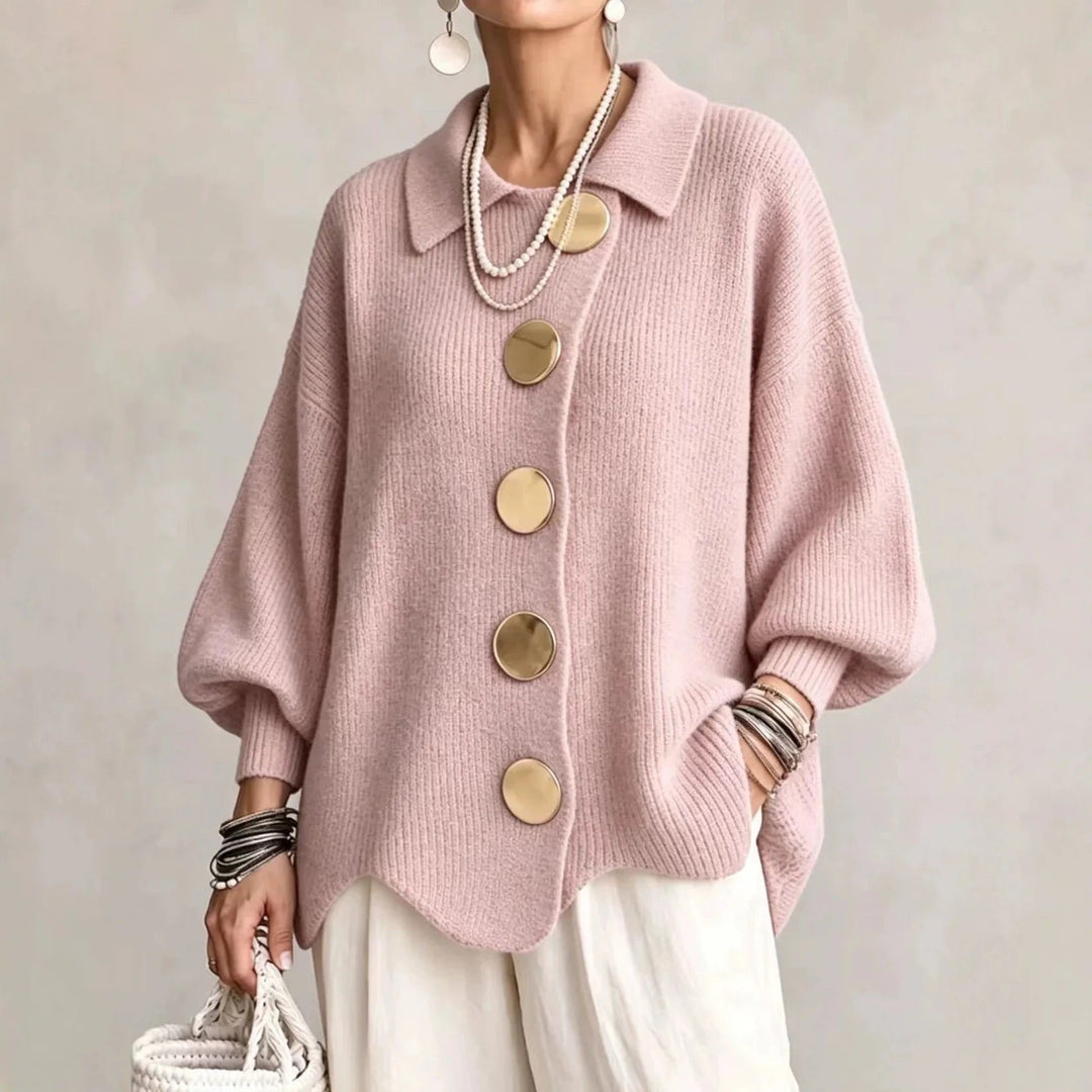 Annabel | The Gold Button Cardigan