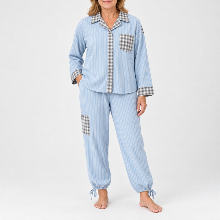 Harriet | Striped Pyjama Set