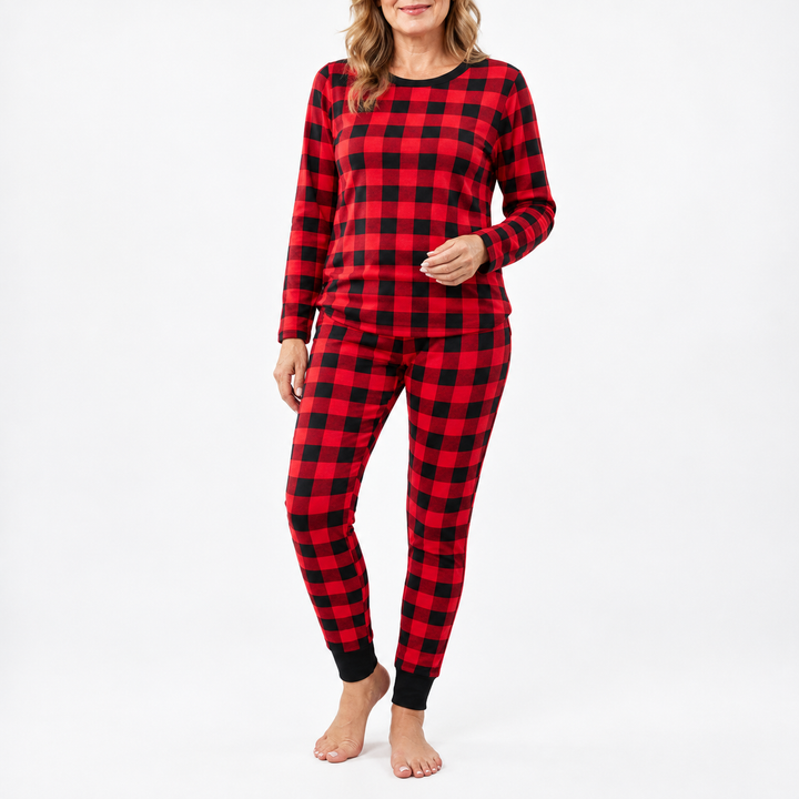 Melissa | Christmas Check Loungewear Set