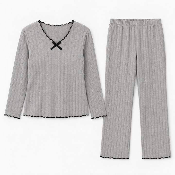 Winnie | Ribbed Pyjama Set