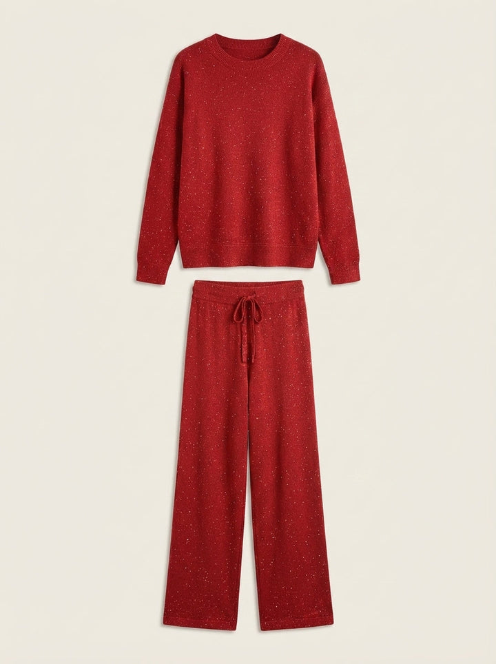 Lucia | Shimmer Jumper and Trousers Set