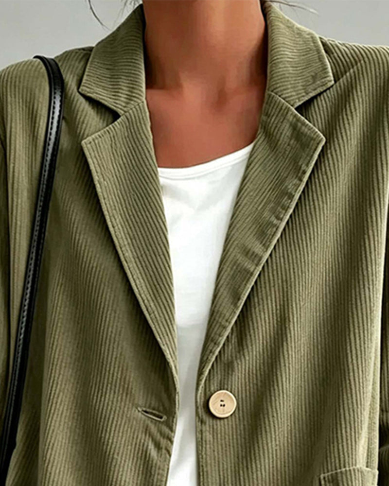 Greta | Relaxed Button Jacket