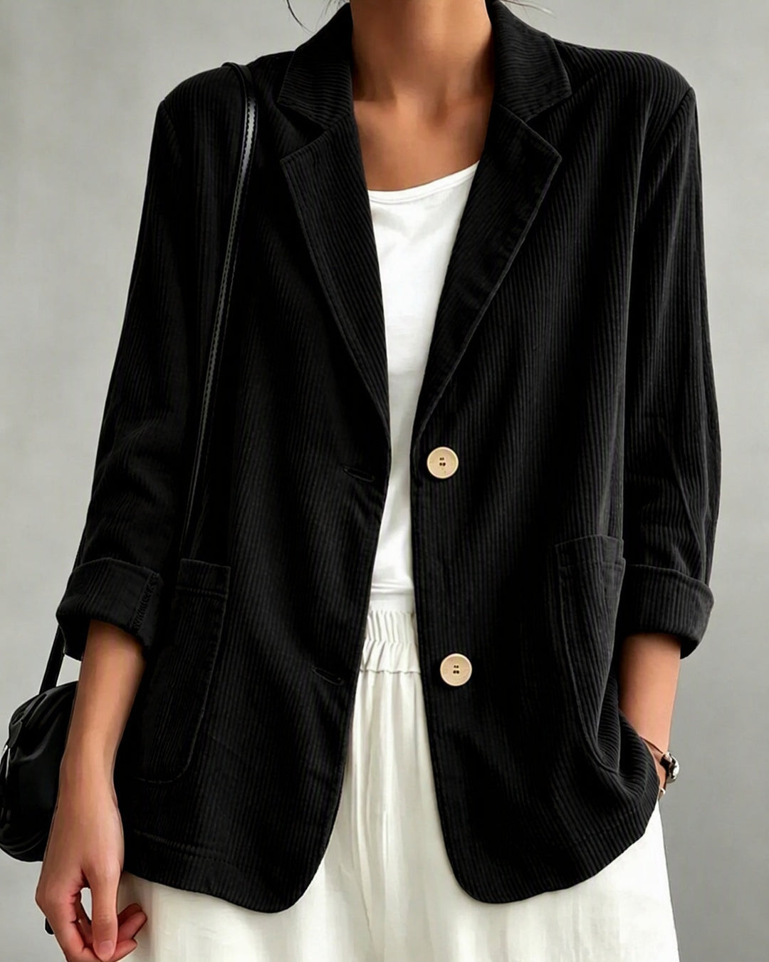 Greta | Relaxed Button Jacket