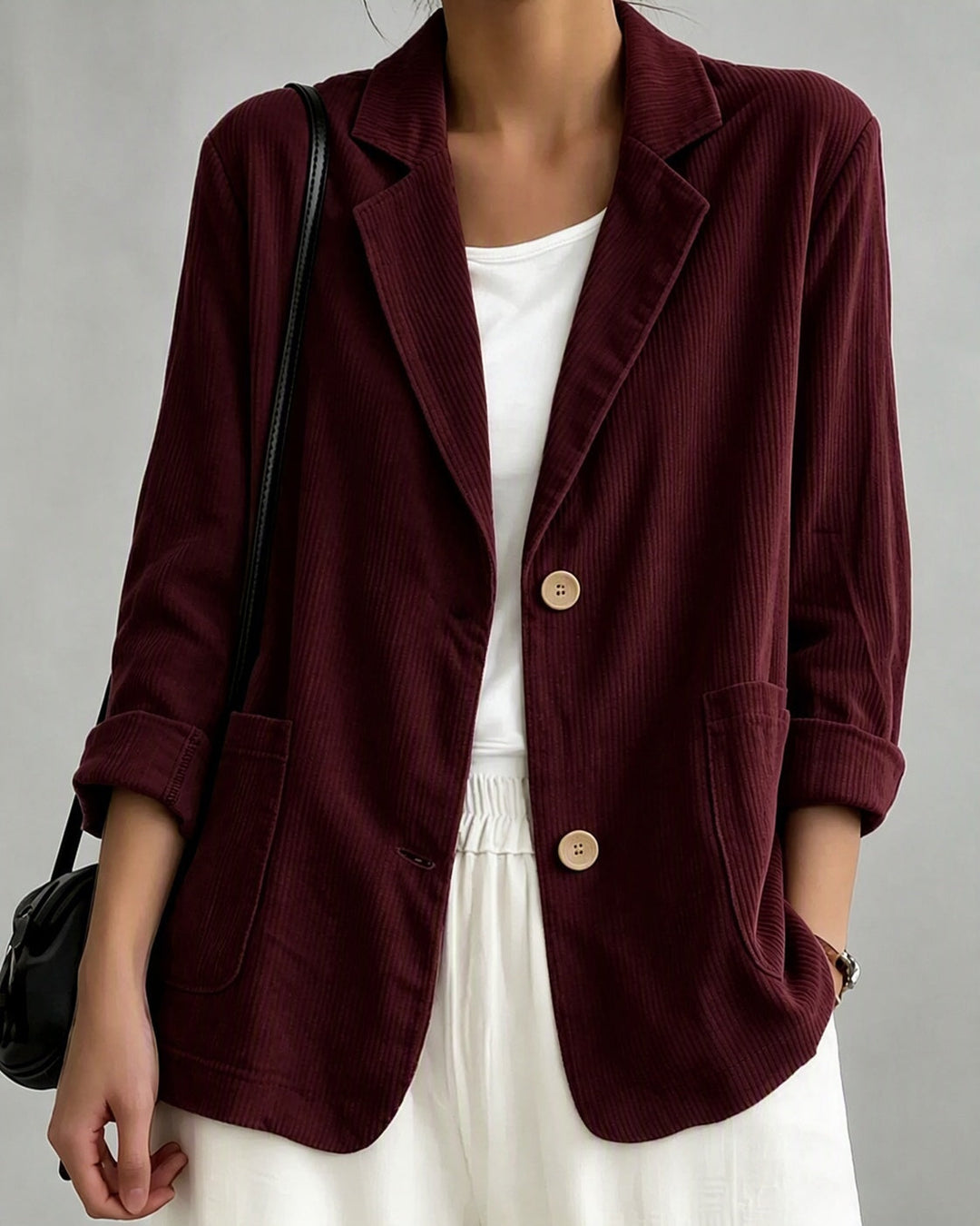 Greta | Relaxed Button Jacket