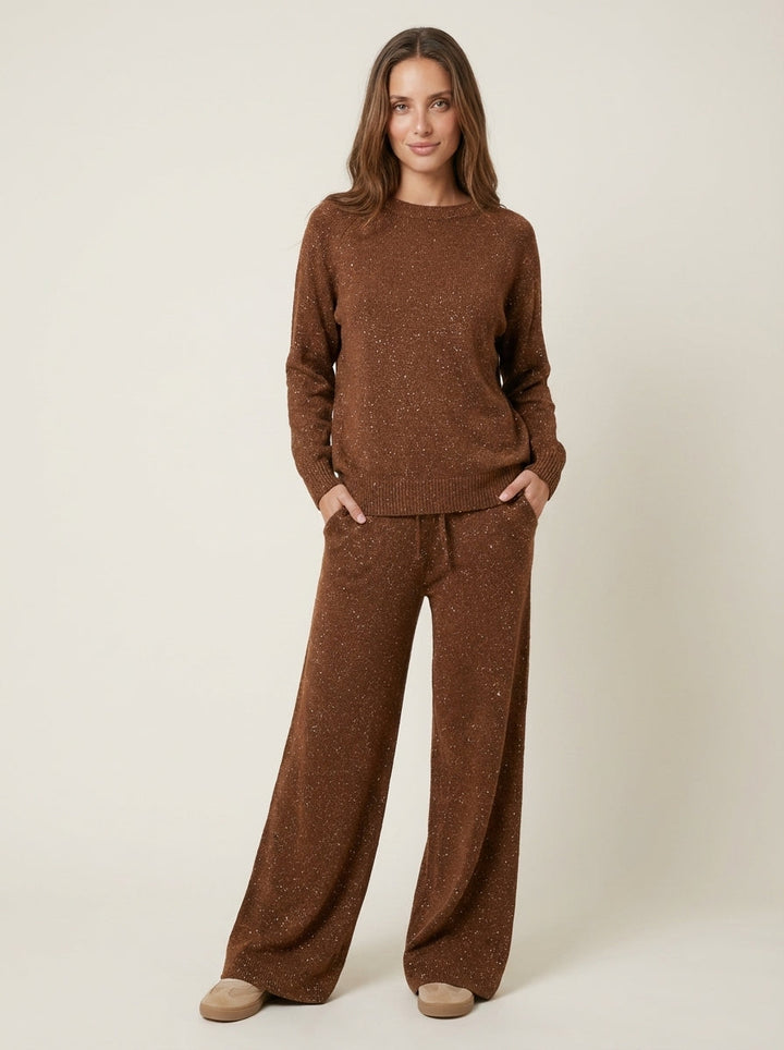Lucia | Shimmer Jumper and Trousers Set