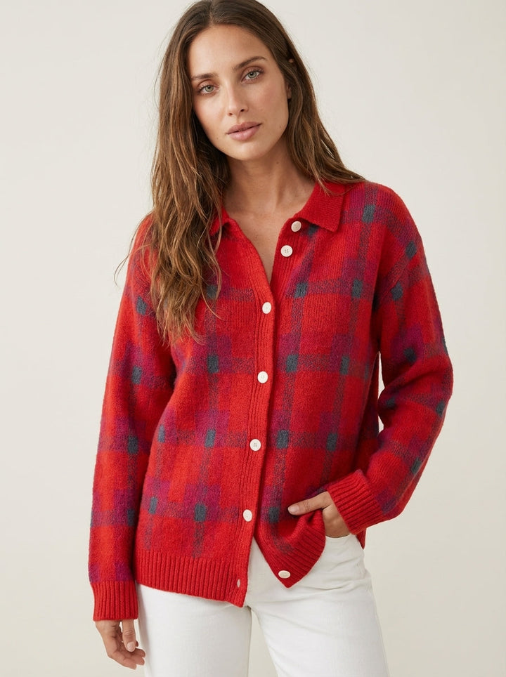 Anna | Check Cardigan