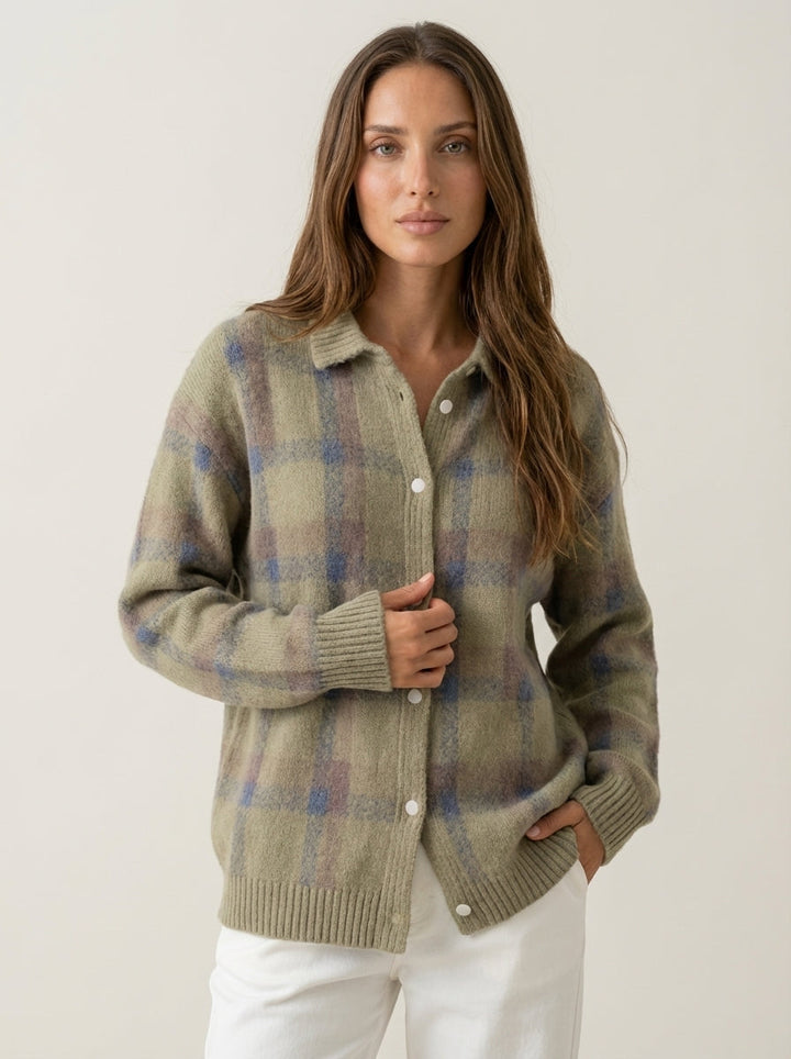 Anna | Check Cardigan