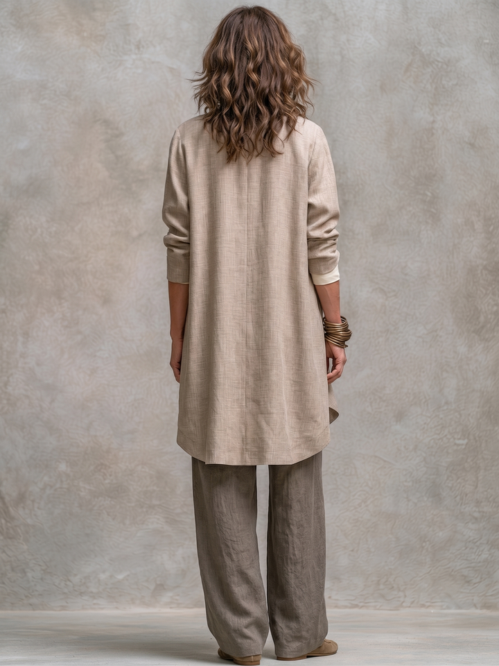 Costanza | Three-Piece Palazzo Trousers Set