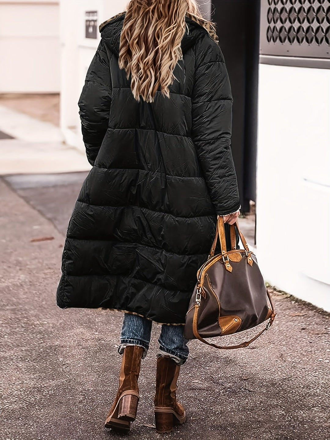 Isabeau | Reversible Leopard-Print Coat